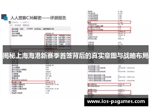 揭秘上海海港新赛季首签背后的真实意图与战略布局